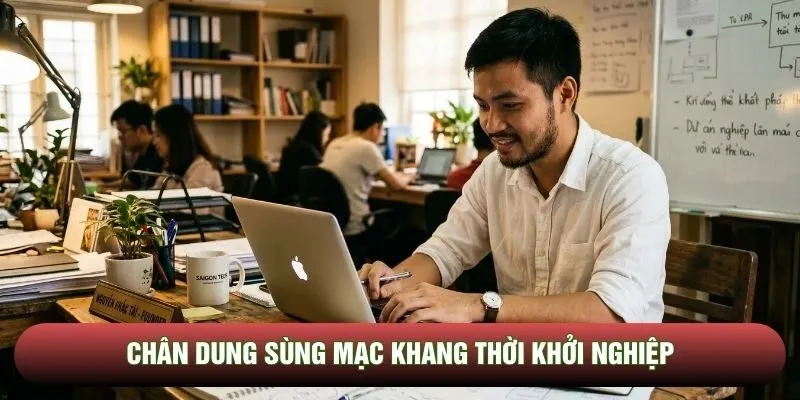 Chân dung Sùng Mạc Khang thời khởi nghiệp